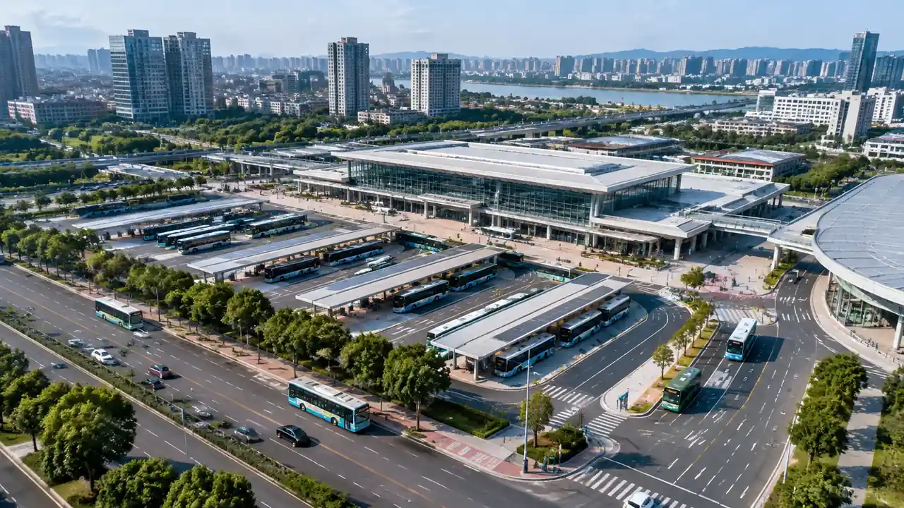 大型客运站与公交场站航拍