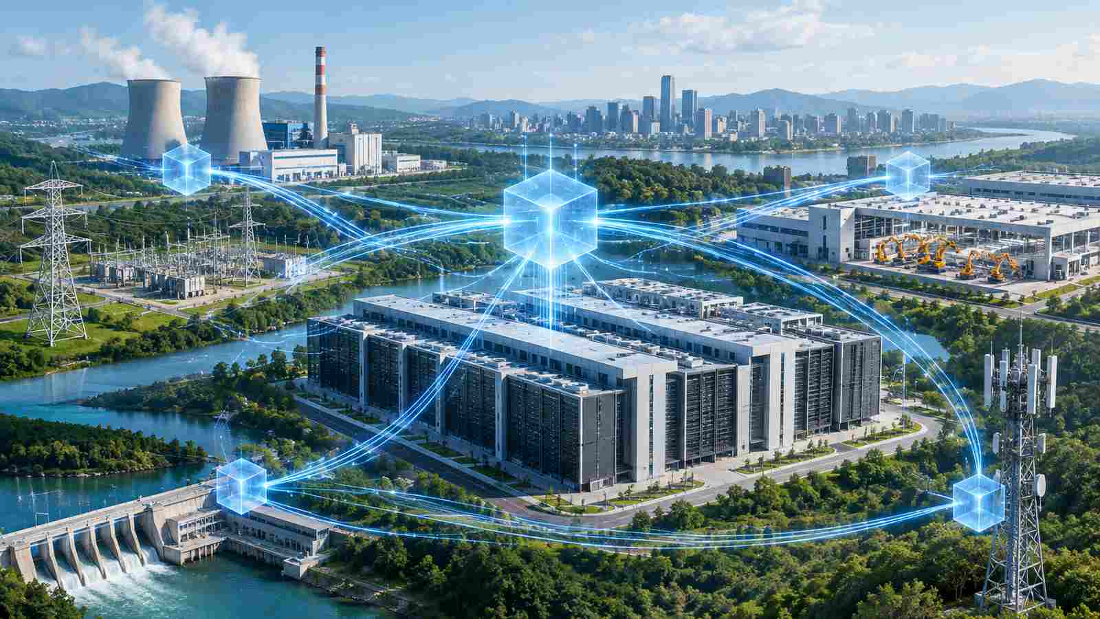实体业务场景与数据来源、管理视角之间关系的概念示意