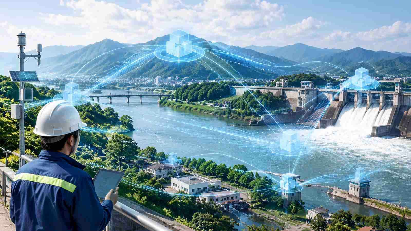 实体业务场景与数据来源、管理视角之间关系的概念示意
